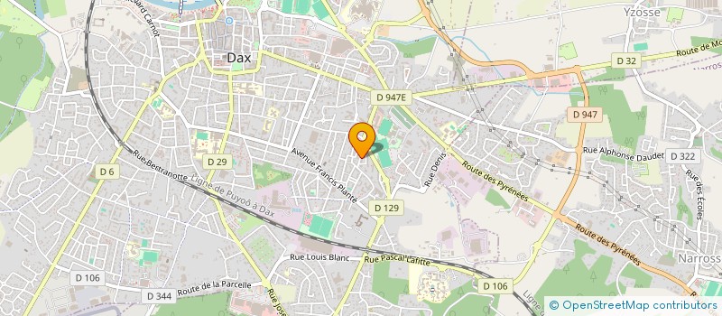 localisation de l'entreprise MONSIEUR FALILOU FALL MBOUP à DAX