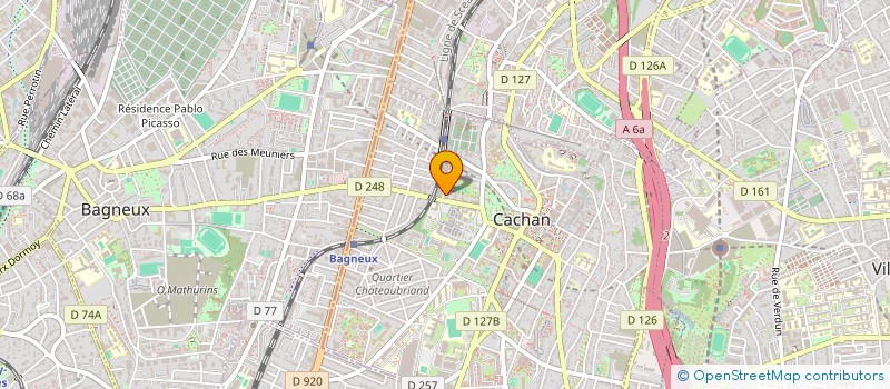 localisation de l'entreprise MONSIEUR FALIMAMPIONONA RASOANAIVO  CACHAN