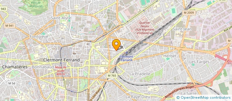 localisation de l'entreprise MONSIEUR FALKO JOHN VINCENTI  CLERMONT-FERRAND