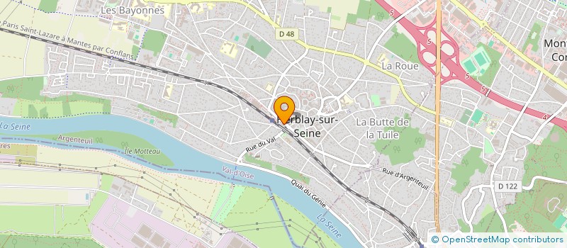 localisation de l'entreprise MONSIEUR FALLOU DIOUF  HERBLAY-SUR-SEINE