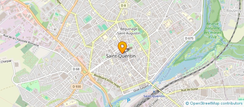 localisation de l'entreprise MONSIEUR FALLOU THIAM à SAINT-QUENTIN