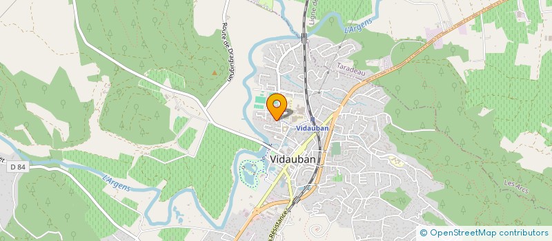 localisation de l'entreprise MONSIEUR FALOU M'BAYE  VIDAUBAN