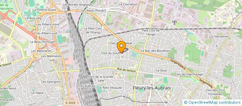 localisation de l'entreprise MONSIEUR FAMADY DIABY à FLEURY-LES-AUBRAIS