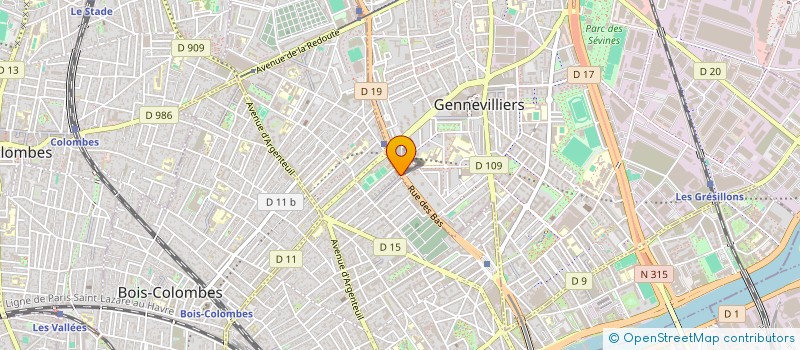 localisation de l'entreprise MONSIEUR FAMARA SANOU  ASNIERES-SUR-SEINE