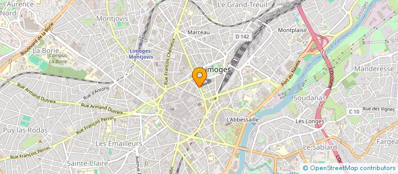 localisation de l'entreprise MONSIEUR FAMARA SOUARE à LIMOGES