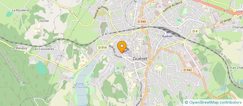 localisation de l'entreprise MONSIEUR FAMI NUGUSU  GUERET