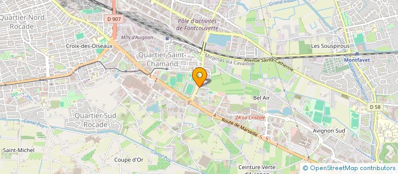 localisation de l'entreprise MONSIEUR FAMORY KONATE  AVIGNON