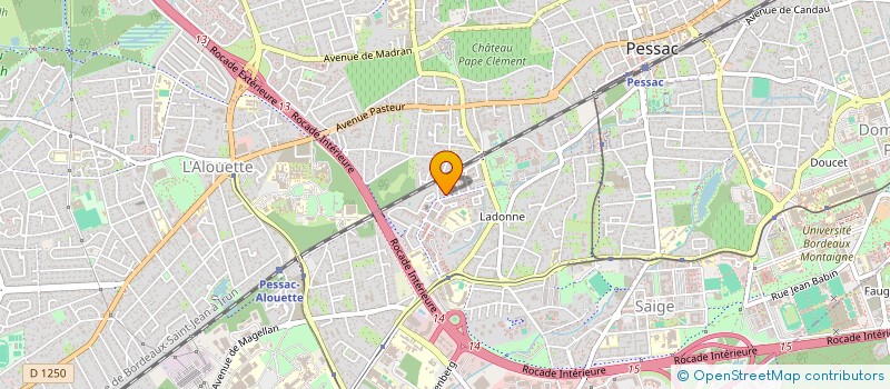 localisation de l'entreprise MONSIEUR FAMOUS AIRHIHENBUWA  PESSAC