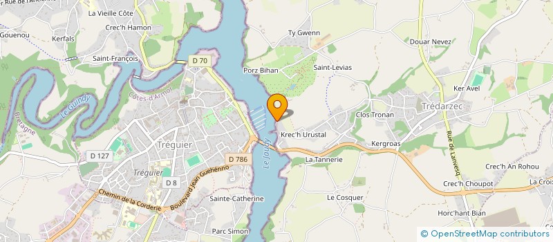 localisation de l'entreprise MONSIEUR FANCH HENRY à TREDARZEC