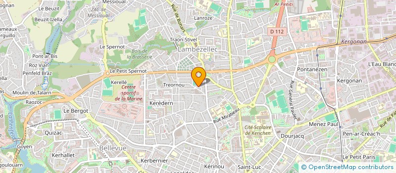 localisation de l'entreprise MONSIEUR FANCH LAMOTHE à BREST