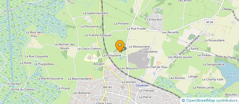 localisation de l'entreprise MONSIEUR FANCH LEPAGE à COUERON