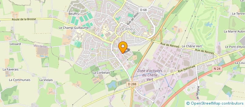 localisation de l'entreprise MONSIEUR FANCH TERTRAIS  LE RHEU