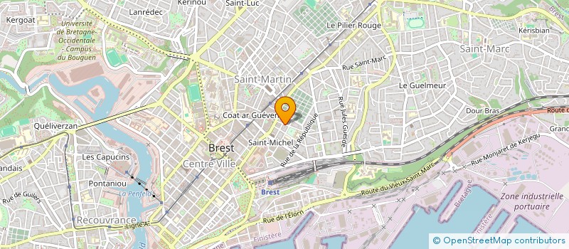 localisation de l'entreprise MONSIEUR FANCOIS VANNIER à BREST