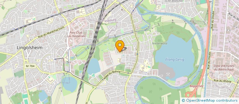 localisation de l'entreprise MONSIEUR FANER RAMADAN  OSTWALD