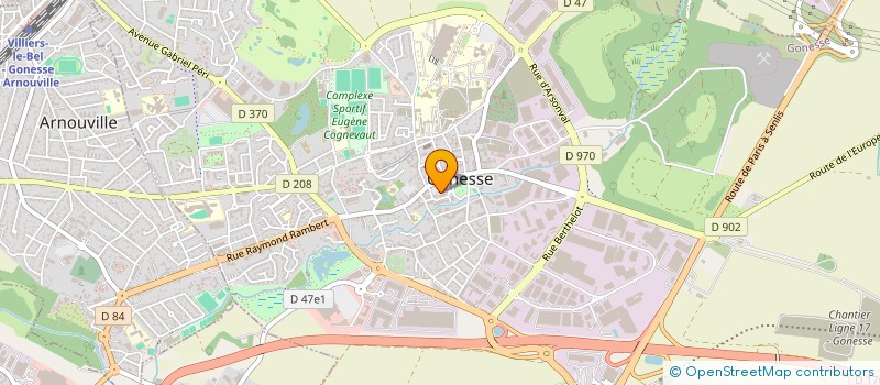 localisation de l'entreprise MONSIEUR FANFAN MEZY à GONESSE