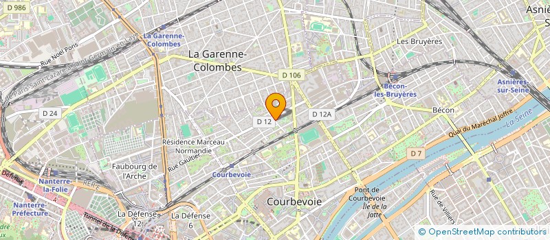 localisation de l'entreprise MONSIEUR FANG LI à COURBEVOIE