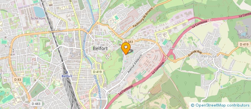 localisation de l'entreprise MONSIEUR FANICA ANGHEL  BELFORT
