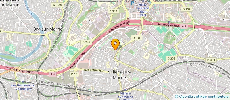 localisation de l'entreprise MONSIEUR FANIRY RAZAFIMAMONJY à VILLIERS-SUR-MARNE