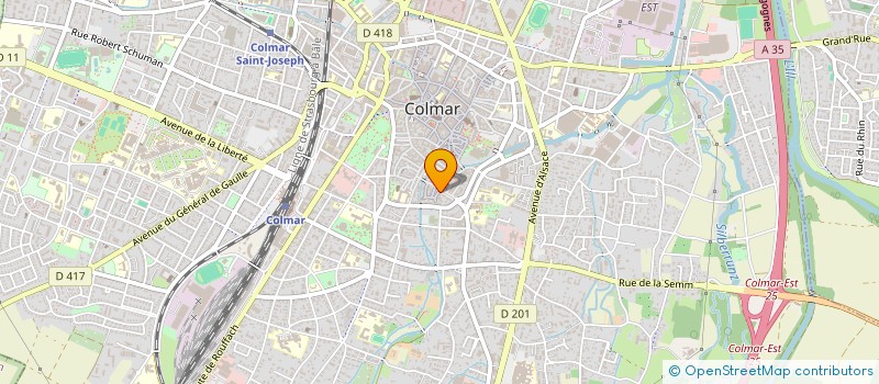 localisation de l'entreprise MONSIEUR FANNY JACQUOT  COLMAR