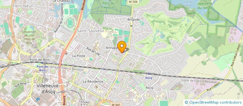localisation de l'entreprise MONSIEUR FANNY STIEVENART à VILLENEUVE-D'ASCQ