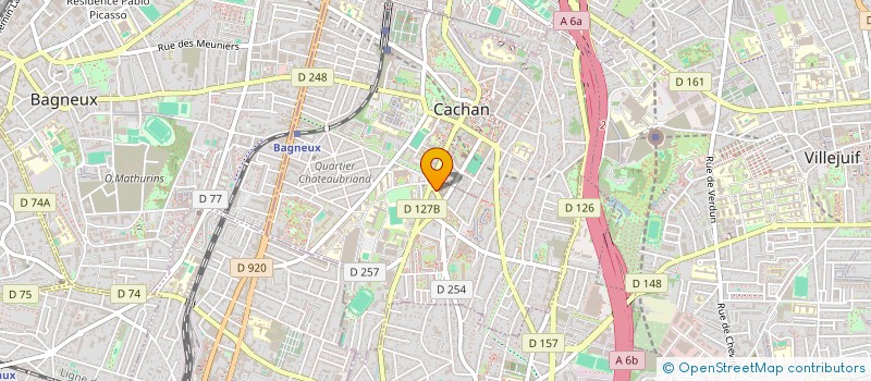 localisation de l'entreprise MONSIEUR FANOMEZANA RANDRIANARIVELO  CACHAN