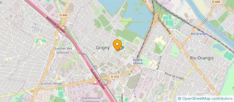 localisation de l'entreprise MONSIEUR FANTAMADY DRAME  GRIGNY