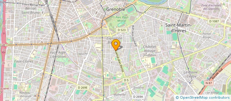 localisation de l'entreprise MONSIEUR FANTIN RAVEL à GRENOBLE