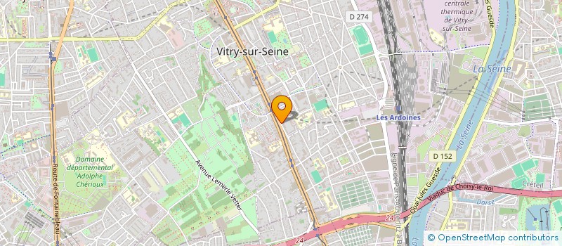 localisation de l'entreprise MONSIEUR FANWOLO SAMAKE  VITRY-SUR-SEINE