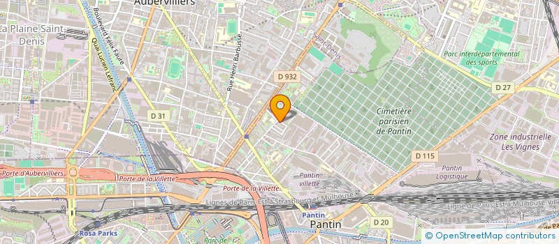 localisation de l'entreprise MONSIEUR FANYARGABA KONE à PANTIN
