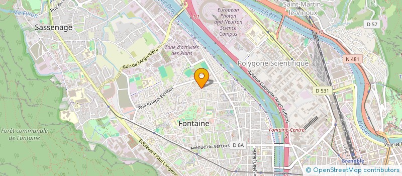 localisation de l'entreprise MONSIEUR FAOUSI BOUNOUARA  FONTAINE