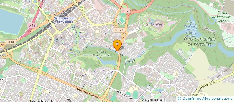 localisation de l'entreprise MONSIEUR FAOUZI AHDADA  GUYANCOURT