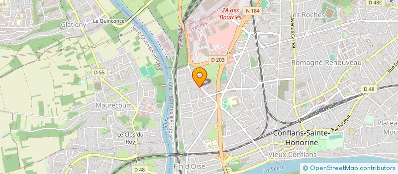 localisation de l'entreprise MONSIEUR FAOUZI AICHOUCHE  CONFLANS-SAINTE-HONORINE