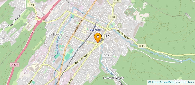 localisation de l'entreprise MONSIEUR FAOUZI AKAICHI à OYONNAX