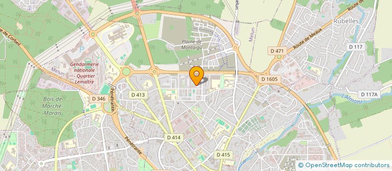 localisation de l'entreprise MONSIEUR FAOUZI AKNOUCHE à MELUN