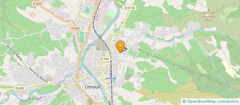 localisation de l'entreprise MONSIEUR FAOUZI ALAMRANI  LIMOUX