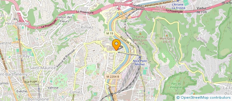 localisation de l'entreprise MONSIEUR FAOUZI BEN AMOR  NICE