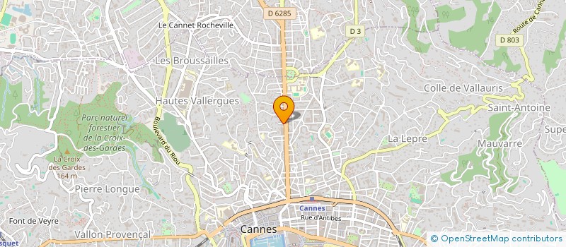 localisation de l'entreprise MONSIEUR FAOUZI BEN MUSTAPHA à CANNES