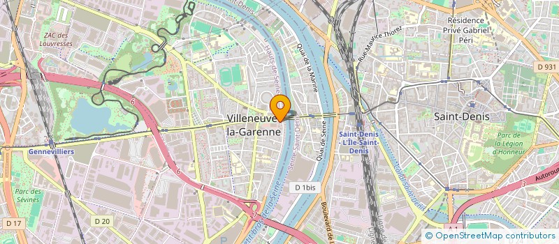 localisation de l'entreprise MONSIEUR FAOUZI BEN TAKHAYAT à VILLENEUVE-LA-GARENNE