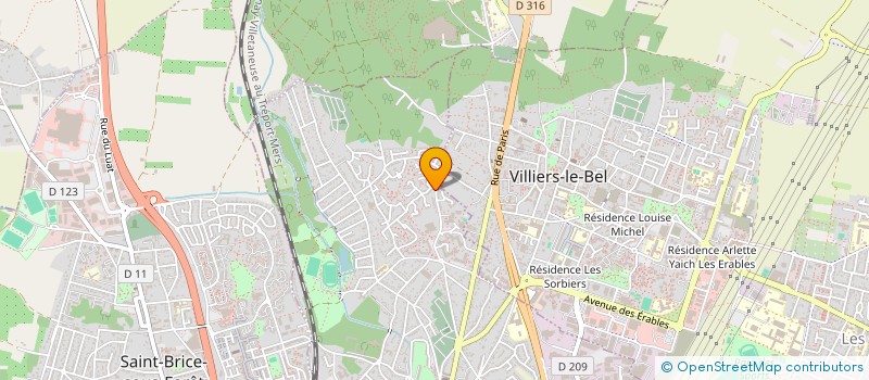 localisation de l'entreprise MONSIEUR FAOUZI BEN YOUNES  SARCELLES