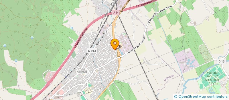 localisation de l'entreprise MONSIEUR FAOUZI BENYEZZAR  MILHAUD