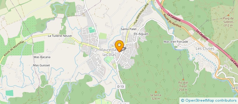 localisation de l'entreprise MONSIEUR FAOUZI BOUCHAALA  MAUREILLAS-LAS-ILLAS