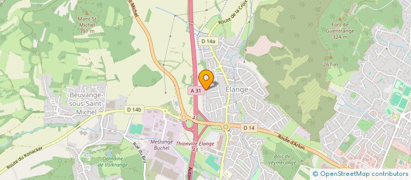 localisation de l'entreprise MONSIEUR FAOUZI BOUGAGG  THIONVILLE