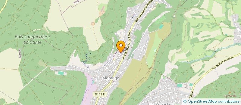 localisation de l'entreprise MONSIEUR FAOUZI BOUGAM  ALGRANGE