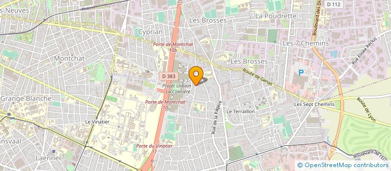 localisation de l'entreprise MONSIEUR FAOUZI BRAHMI  BRON