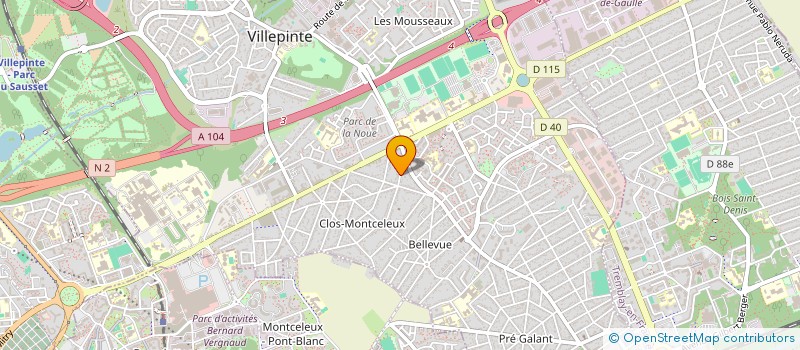 localisation de l'entreprise MONSIEUR FAOUZI CHAKROUNI à VILLEPINTE