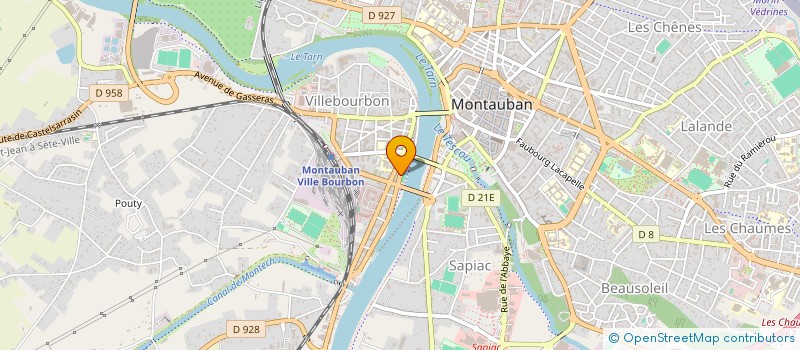 localisation de l'entreprise MONSIEUR FAOUZI CHOUAIBI  MONTAUBAN