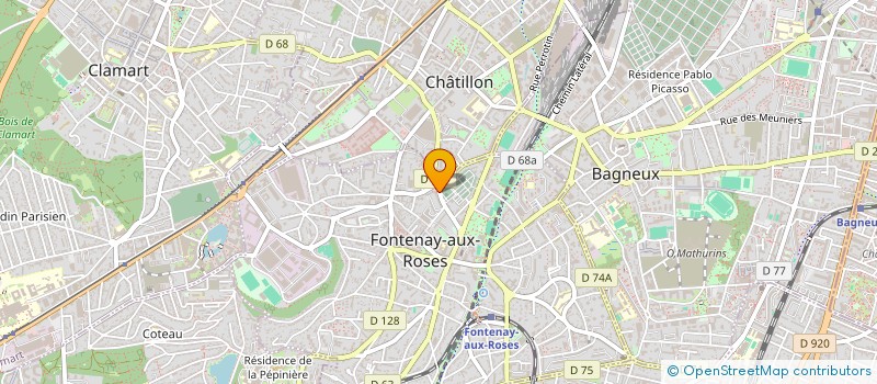 localisation de l'entreprise MONSIEUR FAOUZI DAHMOUL à FONTENAY-AUX-ROSES