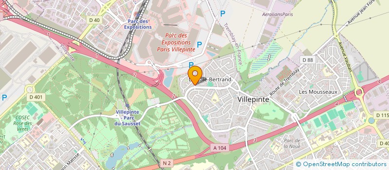 localisation de l'entreprise MONSIEUR FAOUZI DAKHLI à VILLEPINTE
