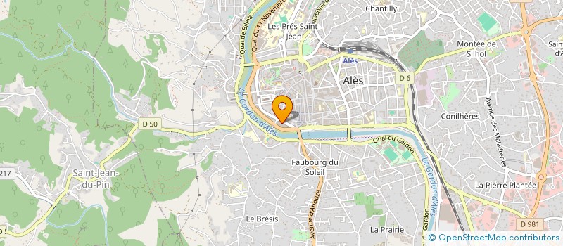 localisation de l'entreprise MONSIEUR FAOUZI DIJOUX  ALES