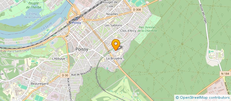 localisation de l'entreprise MONSIEUR FAOUZI DOUAR  POISSY